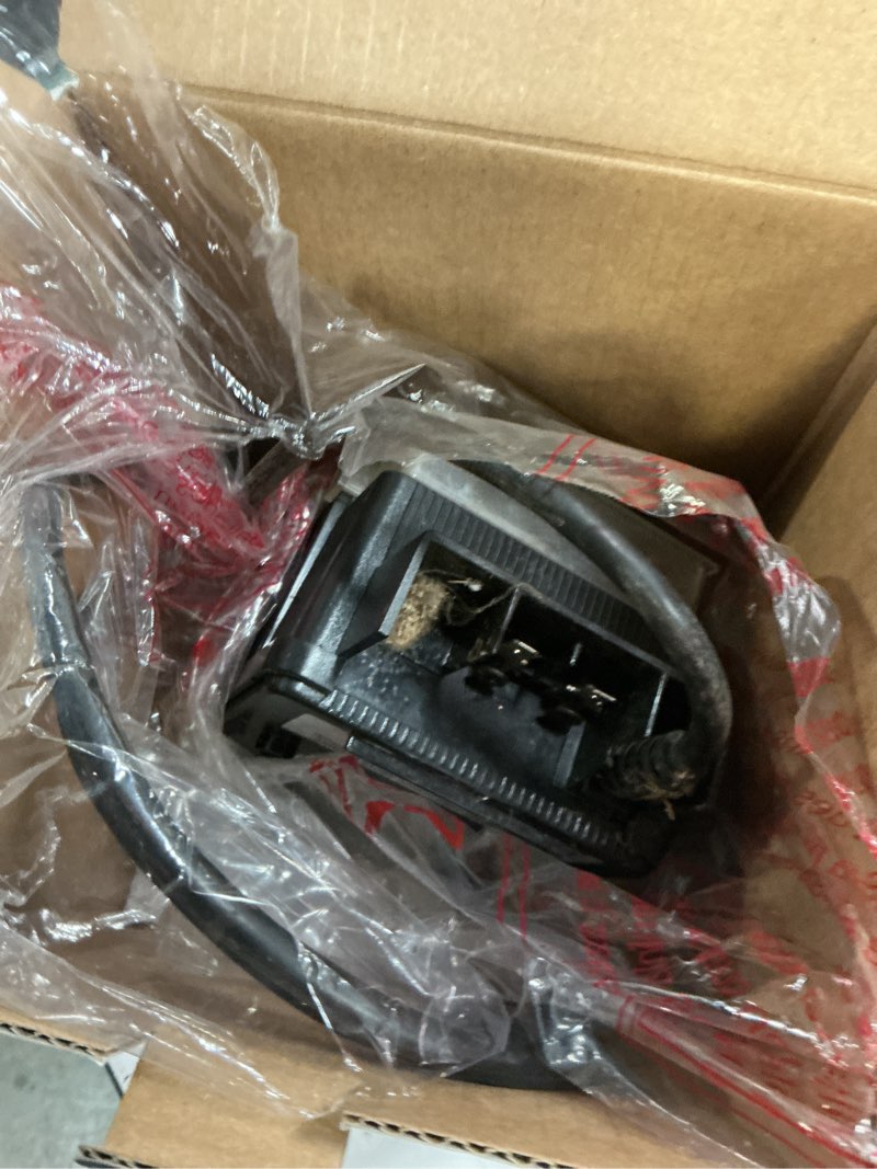 Condition photo showing As Is for harbor breeze 120 -watt multi-tap transformer landscape lighting transformer with digital timer and dusk-to-dawn sensor