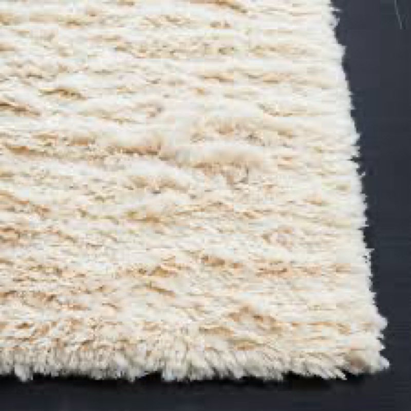 SAFAVIEH Casablanca Genette Solid Area Rug, Ivory, 8' x 10'