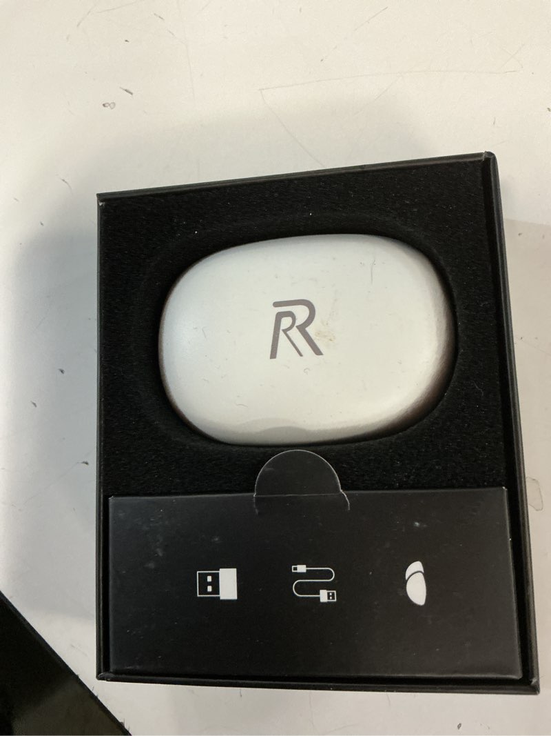 Condition photo showing As Is for RYR Wireless Gaming Earbuds, 20ms Low Latency, Gaming Earbuds with Noise Cancelling Mic, 2.4Ghz & Bluetooth, LED Display, 36H Playtime for Meta Quest 3/2, PS5, PS4, VR, Switch, Steam Deck, PC, Phone