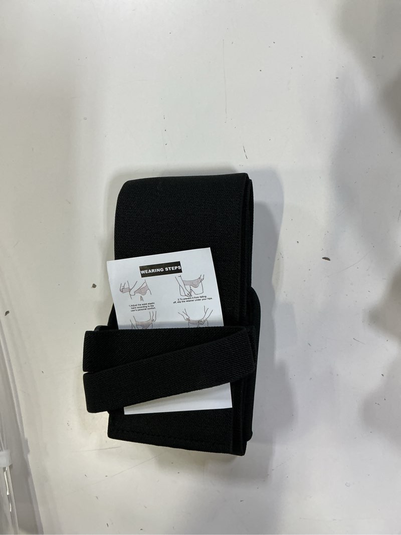 Condition photo showing Good Condition for hernia belts for men & women, inguinal hernia belt for men fits left or right hernia, hernia support for men with adjustable waist strap & compression pressure pad for pre & post-surgery | black medium black 1