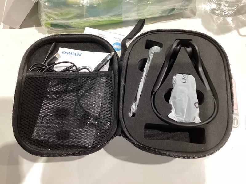 Condition photo showing New/Like New for KIMAFUN 2.4G Fitness Headset Wireless Microphone, IP67 Waterproof Sweatproof Microphone for Water Aerobics, Swimming Coach, Fitness Instructor, Yoga, Spinning, Training, Teaching, Speakers, GWP91 GWP91(1TX+1RX)