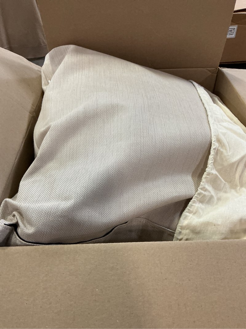 Condition photo showing Good Condition for badesofa® luxury bath pillow s - ultra comfortable & quick-drying bath back pillow - washable full body bath pillow for bathtub - therapeutic head and neck support - luxury spa cushion in ivory pearl ivory pearl small (single pillow)