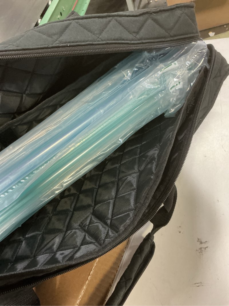 Condition photo showing Good Condition for zgme american mahjong set,166 white tiles with black rectangular bag and accessories,4 all-in-one mahjong racks with pushers,complete western mahjong set
