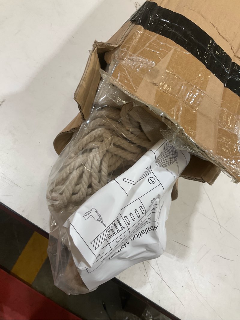 Condition photo showing Good Condition for hammock chair hanging rope swing - max 330 lbs - quality cotton weave for superior (beige)