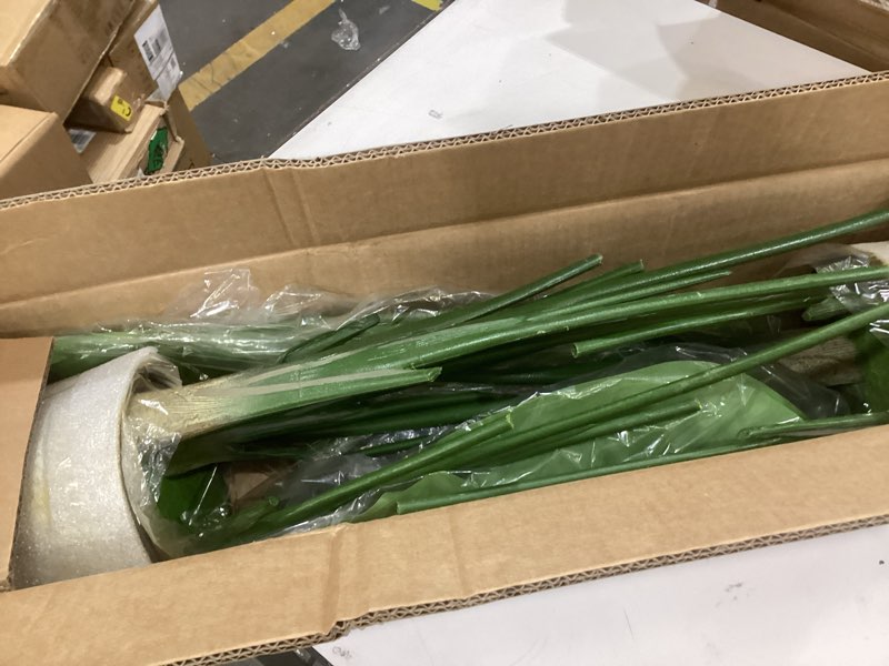 Condition photo showing Good Condition for 2packs 4ft artificial bird of paradise plant,faux palm tree potted plant with real touch leaves,fake trees for home living room office indoor outdoor decor(4 ft-2packs) 4ft-2packs bird of paradise