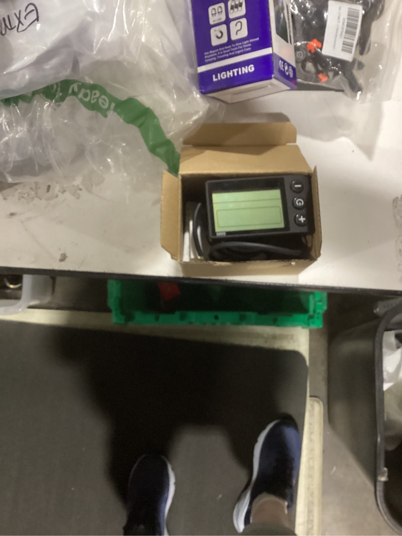 Condition photo showing As Is for lcd display, 24v 36v 48v electricbike control panel lcd display meter for scooter modification