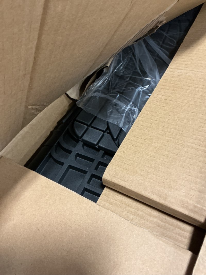 Condition photo showing Good Condition for motor trend flextough advanced heavy duty black rubber car floor mats & cargo liner for suv & car full set - universal trim to fit all weather automotive floor mat & cargo liners for suv, car, & van black large vehicle