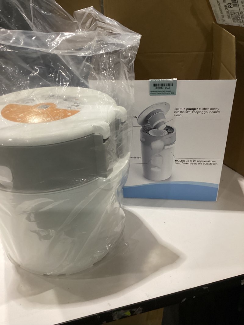 Bellababy Diaper Pail, Upgrade Baby Diaper Bin with Double Odor Locking, Includes 4 Refills (270 inc