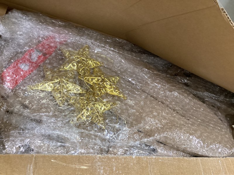 Condition photo showing Good Condition for novabright 21 pcs eid crafts night light large wooden ramadan star crescent mubarak lamp decor glittery moon eid light up decoration islamic table decor for holiday party centerpiece