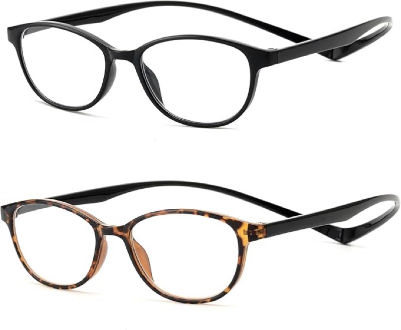 1pcs magnetic reading glasses with front connect blue light blocking,comfortable neck hanging readers for