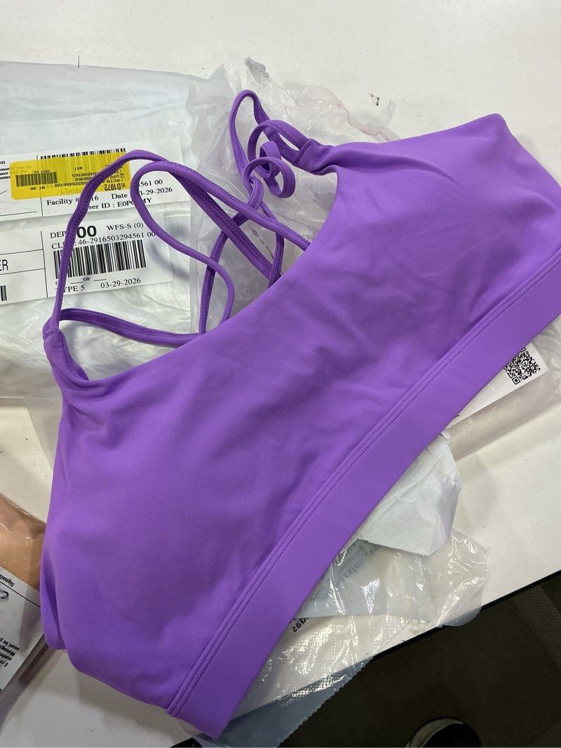 Condition photo showing New/Like New for yitty active women's ultraluxe strappy xl impact bra, athleisure, 4-way-stretch