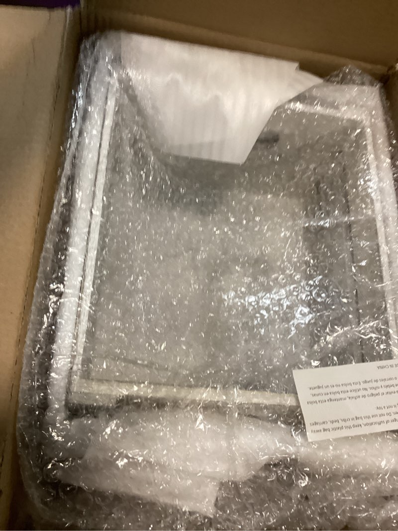 Condition photo showing Good Condition for Storage Crates 3 Pcs Wooden Crates Decorative Boxes,Nesting Storage Container Rustic White,Boxes for Storage, Display,Decor