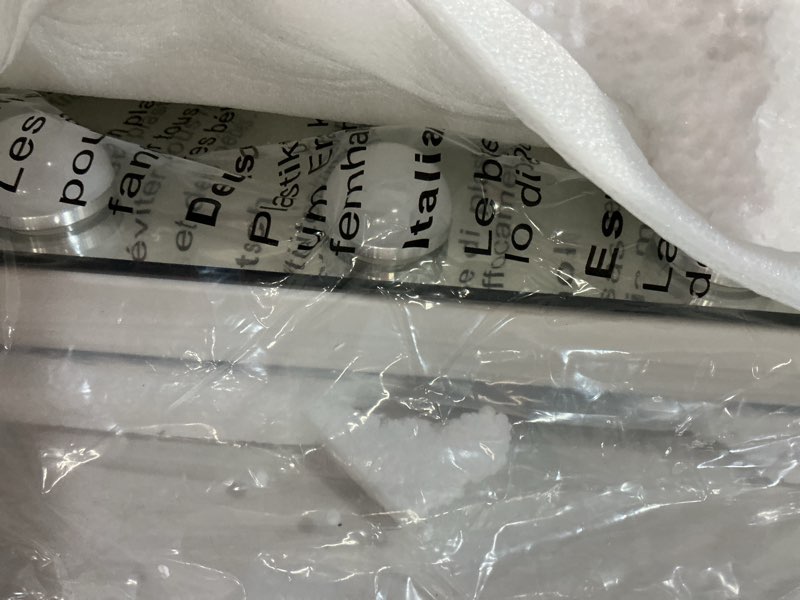 Condition photo showing New/Like New for Moonee Vanity Mirror with Lights, Hollywood Lighted Makeup Mirror with 15 Dimmable Bulbs and 10X Magnification, 3 Colors Modes, Aluminum Metal Frame, Light Up Mirror for Tabletop or Wall?23" x 18"? White 23"L x 18"W