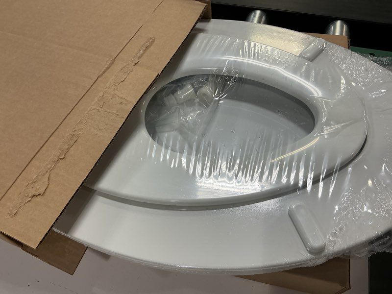 Condition photo showing New/Like New for (Similar )Little2Big Toilet Seat with Built-In Toddler Potty Training Seat, Slow Close, Easy to Install, Made in USA, ELONGATED, White