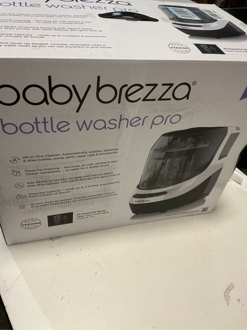 Condition photo showing Good Condition for baby brezza baby bottle washer pro - clinically proven better cleaning - washer, sterilizer + dryer in one appliance for essentials like bottles + pump parts – machine replaces brushes + racks