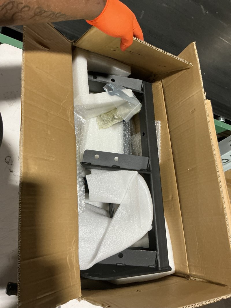 Condition photo showing As Is for boat trailer steps, 3-step heavy-duty design with handrail and anti-slip pad, fits tongues 2"–4" wide & 3"–5" high, 500 lbs capacity boat steps for trailer