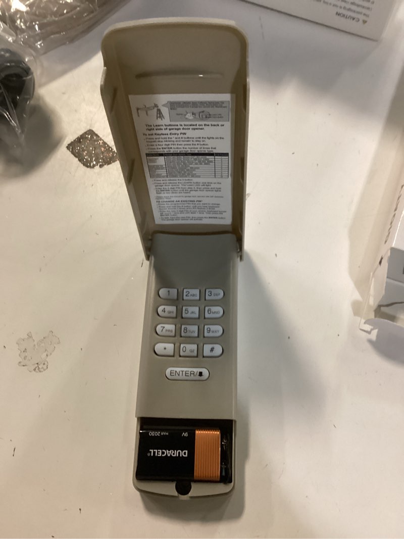 Condition photo showing Good Condition for Universal Garage Door Opener Keypad for Liftmaster Chamberlain Craftsman Wayne Dalton Openers Produced Since 1993, Wireless Keypad Keyless Entry, Replaces 877/878MAX 377/977/877/66LM, Safe Security