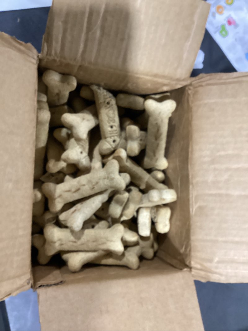 Condition photo showing As Is for milk-bone original dog treats biscuits for large dogs, 10 pounds (packaging may vary) large 10 pound (pack of 1)