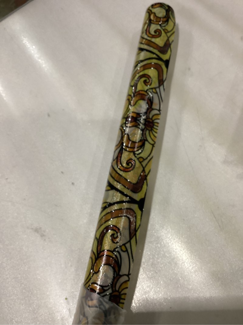 3D Stained Glass Window Film, Decorative Window Privacy Film for Bathroom,Front Door,Home, Sun Block