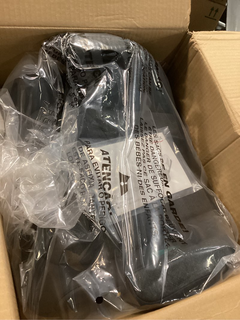 Condition photo showing Good Condition for britax upngo click backless booster car seat with rigid latch, lightweight and portable travel booster with slim design and postureplus, accommodates kids up to 120 lbs and 63” – raven black