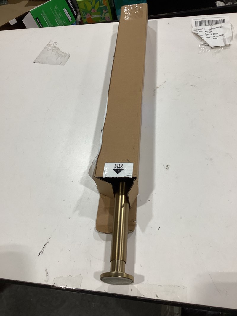 Condition photo showing Good Condition for Ivilon Tension Curtain Rod - Spring Tension Rod for Windows or Shower, 24 to 36 Inch. Warm Gold 24" to 36" Warm Gold
