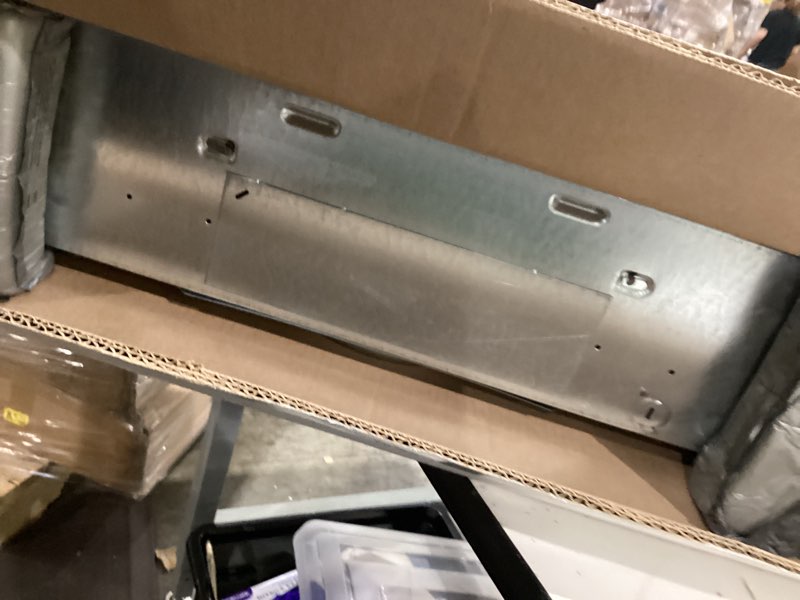 Condition photo showing As Is for broan-nutone bcsq130ss three-speed glacier under-cabinet range hood with led lights ada capable, 1.5 sones, 375 max blower cfm, 30-inch, stainless steel stainless steel 30-inch hood