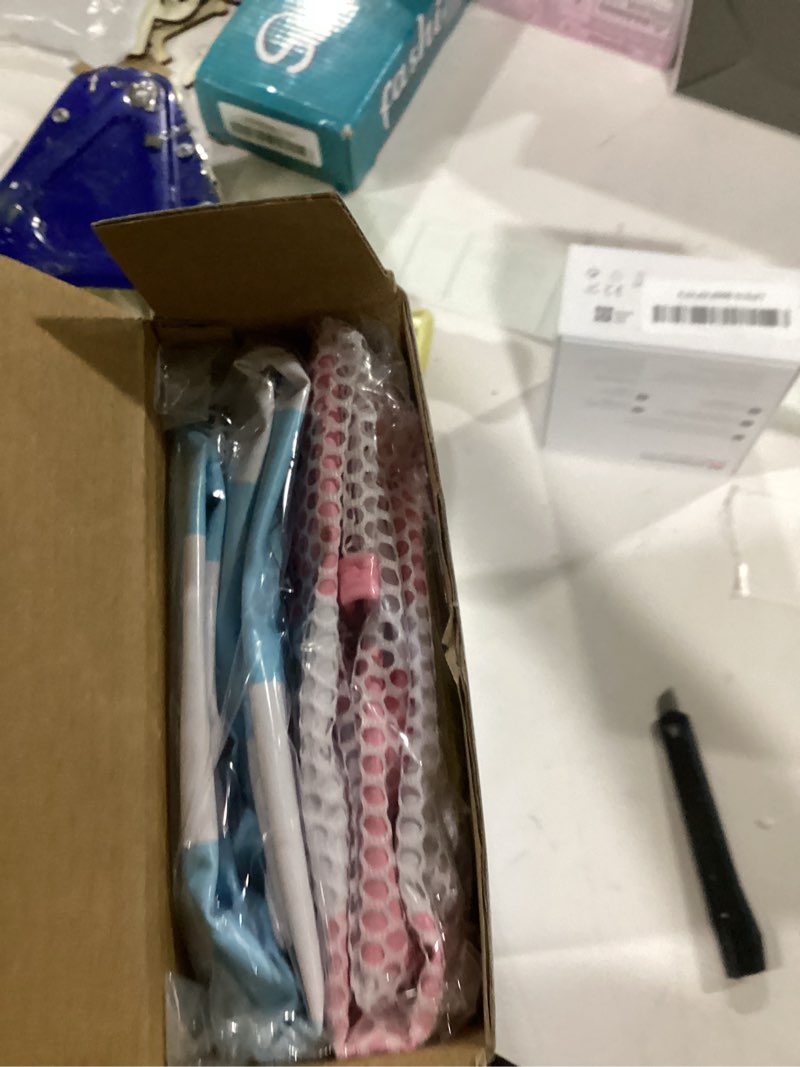 Condition photo showing New/Like New for sloosh 2 packs hammock pool floats adults, 4-in-1 multi-purpose inflatable pool floats pvc water hammock lounge floaties strip-aquablue, pink