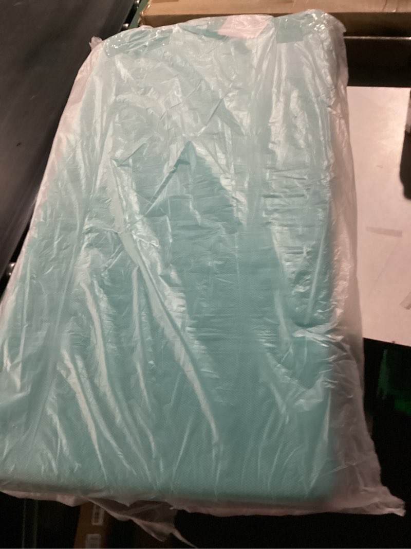 Condition photo showing Good Condition for crib mattress dual sided memory foam baby toddler bed mattress, 52" x 27.6" x 5.5" soft breathable mattresses with removable machine washable cover, fits standard cribs&toddler beds, white&blue