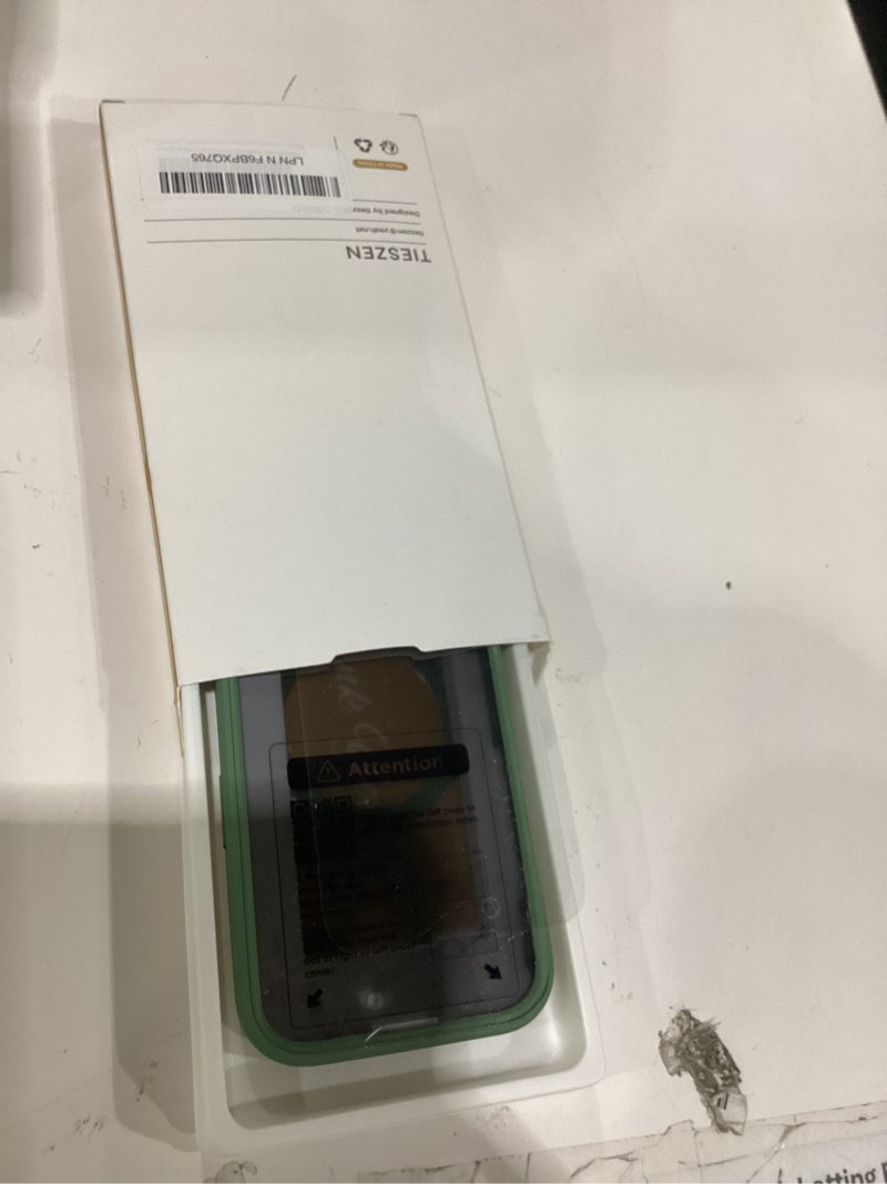 Condition photo showing Good Condition for tieszen for iphone 15 pro case, compatible with magsafe, built-in privacy screen protector and camera protection, anti spy full body dustproof shockproof hard phone case 6.1", deep green