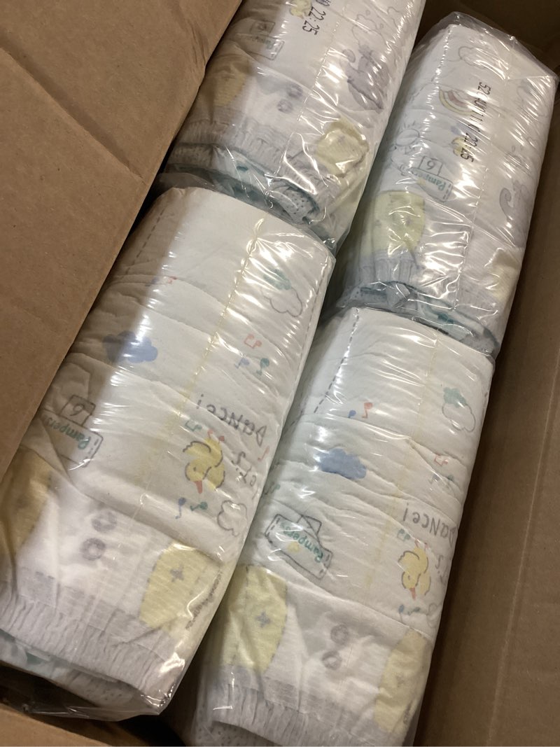 Condition photo showing New/Like New for Pampers Swaddlers Diapers, Size 6 (23-44 lbs), 108 Count, Absorbent, Keeps Baby Dry and Comfortable, Skin Safe Disposable Baby Diaper (Packaging May Vary) Size 6 108