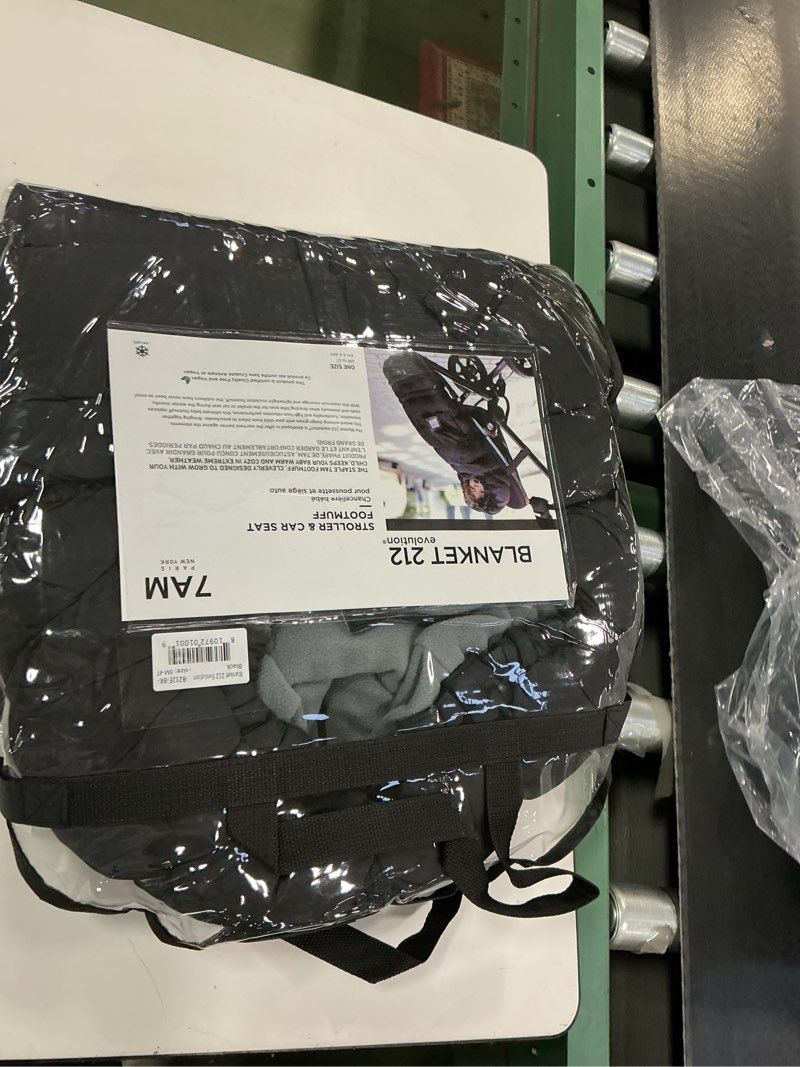 Condition photo showing Good Condition for 7AM Enfant Stroller Blanket 212 - Adjustable Baby Car Seat Zipped Blanket for Babies Winter, Unisex Multi Purpose Fleece Lined Warm Hooded Toddler Footmuff Water Repellent | (6M - 4T) Black