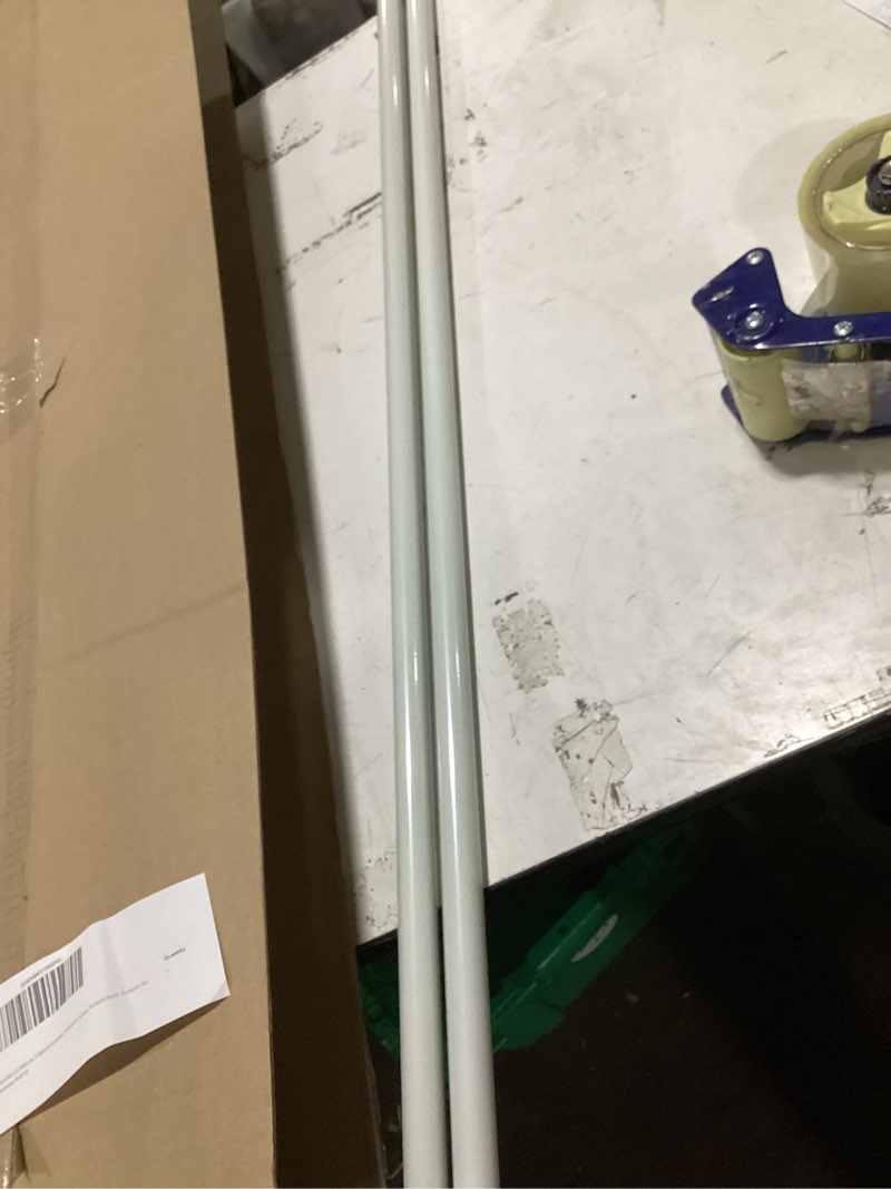 Condition photo showing New/Like New for (similar to) 2 pack spring tension curtain rods white ajustable 53-98inchs, 0.86inch diameter, extension spring tension rods suitable for use in bathroom window screen curtain wardrobe (white) 53\"-98\" 2