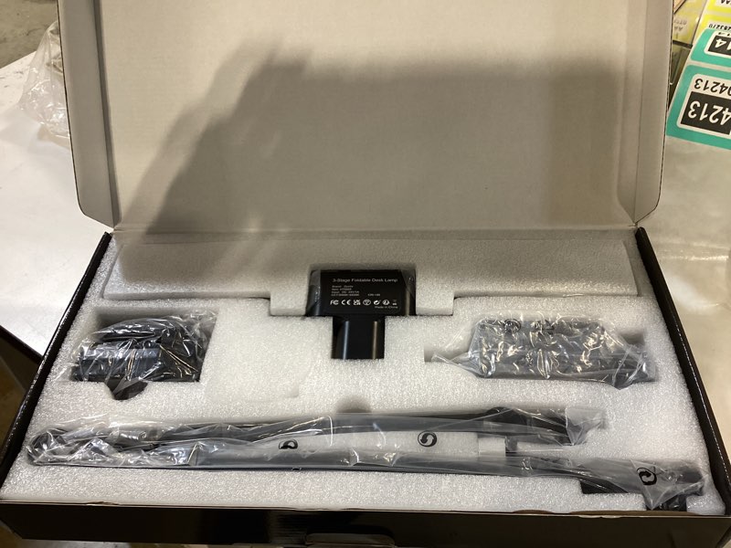 Condition photo showing Good Condition for quntis 32.5" architect desk lamps for office home dorm - eye care 3 light bar 1100lm bright, ambient backlight, radar sensor, remote control, 2h timer, workbench drafting reading video conference task