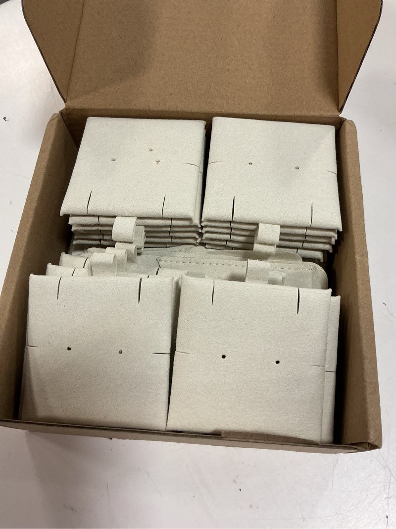 Condition photo showing Good Condition for ferreve microfiber jewelry pouch bulk 8 x 8 cm luxury packaging bag with insert pad small gift bag for travel necklace earing beige 20