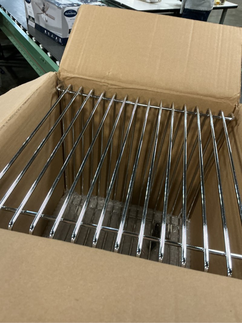 Condition photo showing Good Condition for 304 stainless steel side table,square geometry retro side table linear metal end table,wire cube storage rack, book stackable, stainless steel coffee table?multi-purpose accent table