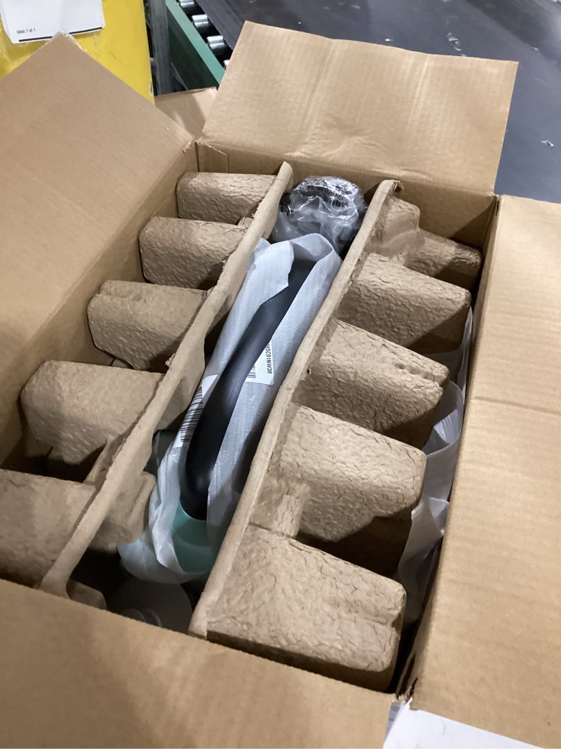 Condition photo showing As Is for Hamilton Beach Electric Stand Mixer, 4 Quarts, Dough Hook, Flat Beater Attachments, Splash Guard, 7 Speeds with Whisk, Easy-Carry Top Handle, Aqua