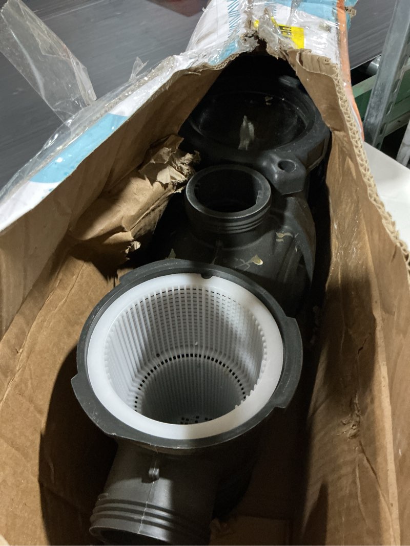 Condition photo showing Good Condition for in/above ground pool pump self primming high flow,dark grey