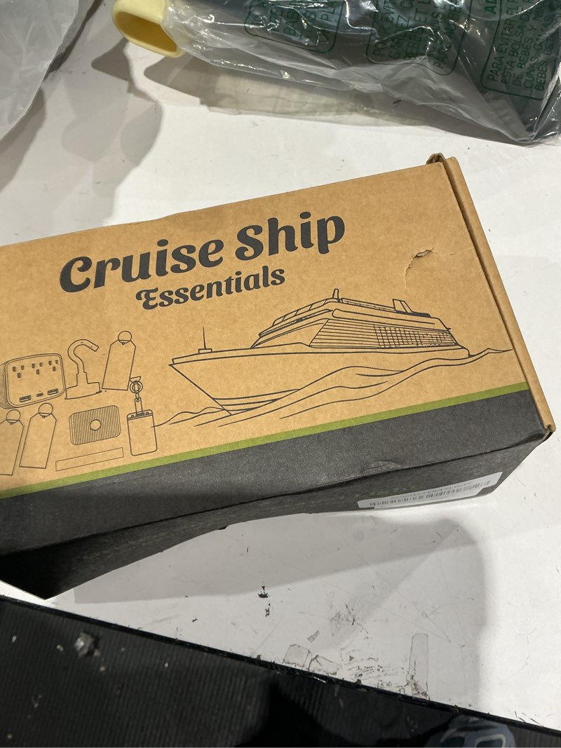 Condition photo showing Good Condition for cruise essentials 2026-18pcs cruise must haves kit with non-surge protector power strip, lanyard with id holder, magnetic hooks, luggage tag set, towel bands, waterproof phone holder
