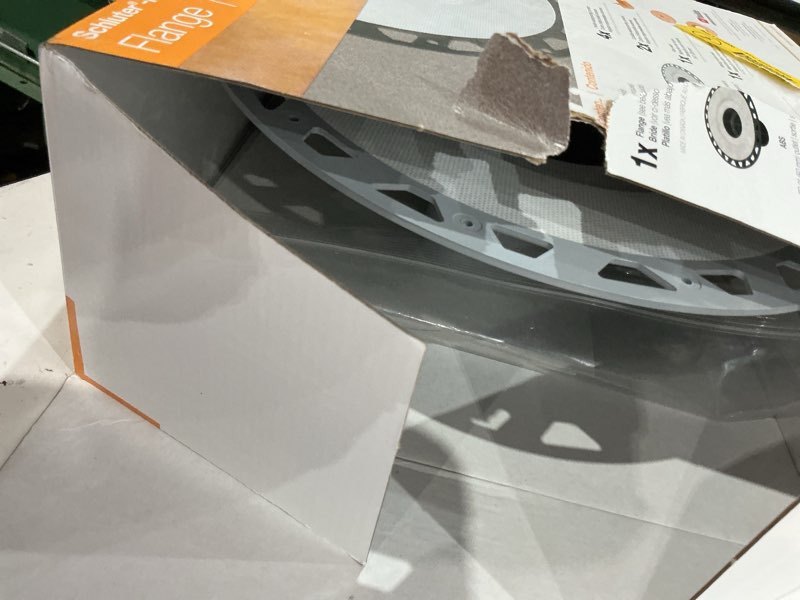Condition photo showing As Is for schluter systems kerdi-drain flange 2-in pvc