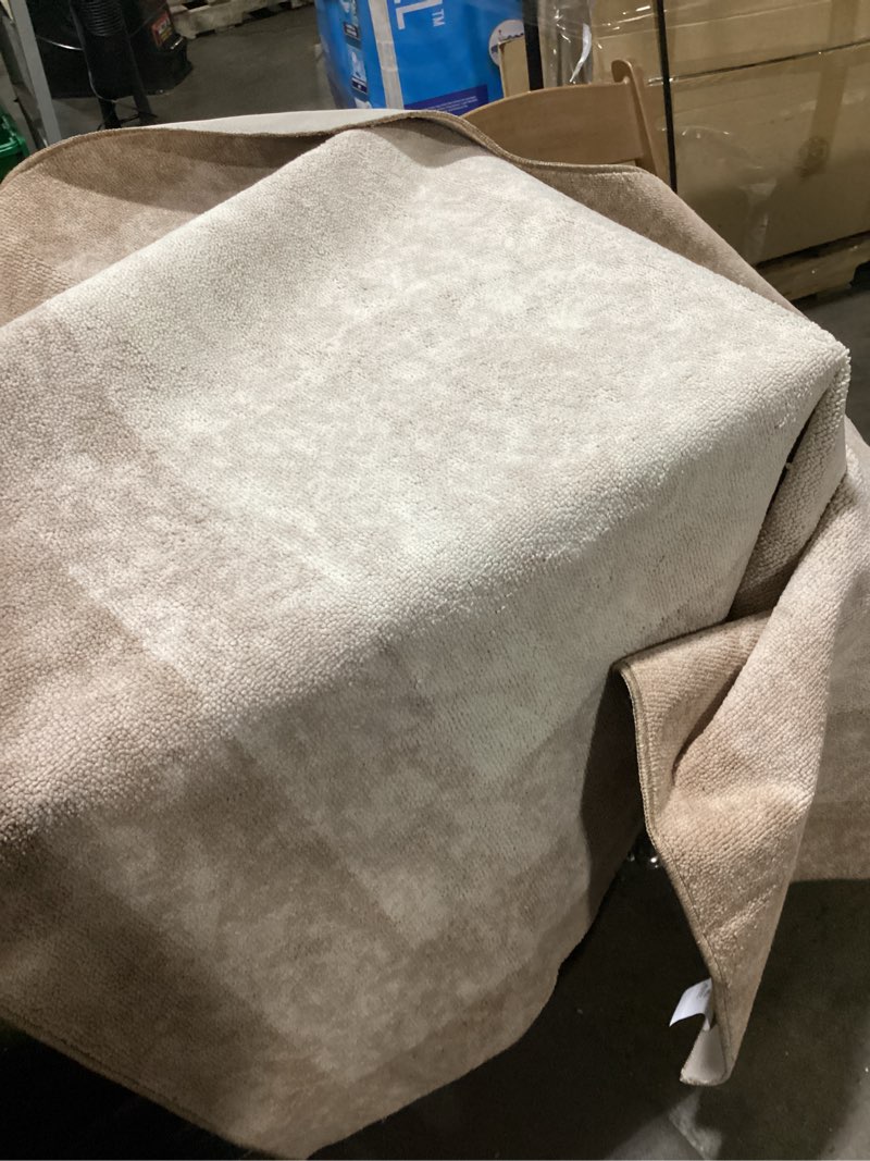 Condition photo showing Good Condition for mainstays transitional ombre border tan indoor area rug, 5 ft x 7 ft
