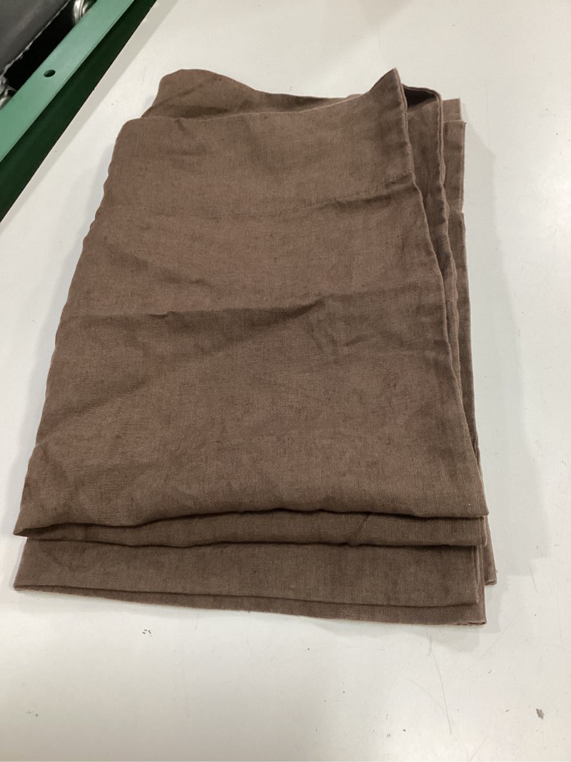 Condition photo showing Good Condition for quince european linen pillowcase set, standard, espresso