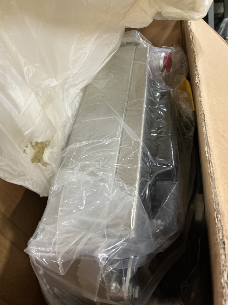 Condition photo showing Good Condition for alloyworks 4 row core all aluminum radiator + fan shroud + relay for 1992-2000 honda civic crx eg ek/del sol/integra b16 b18 d15 d16