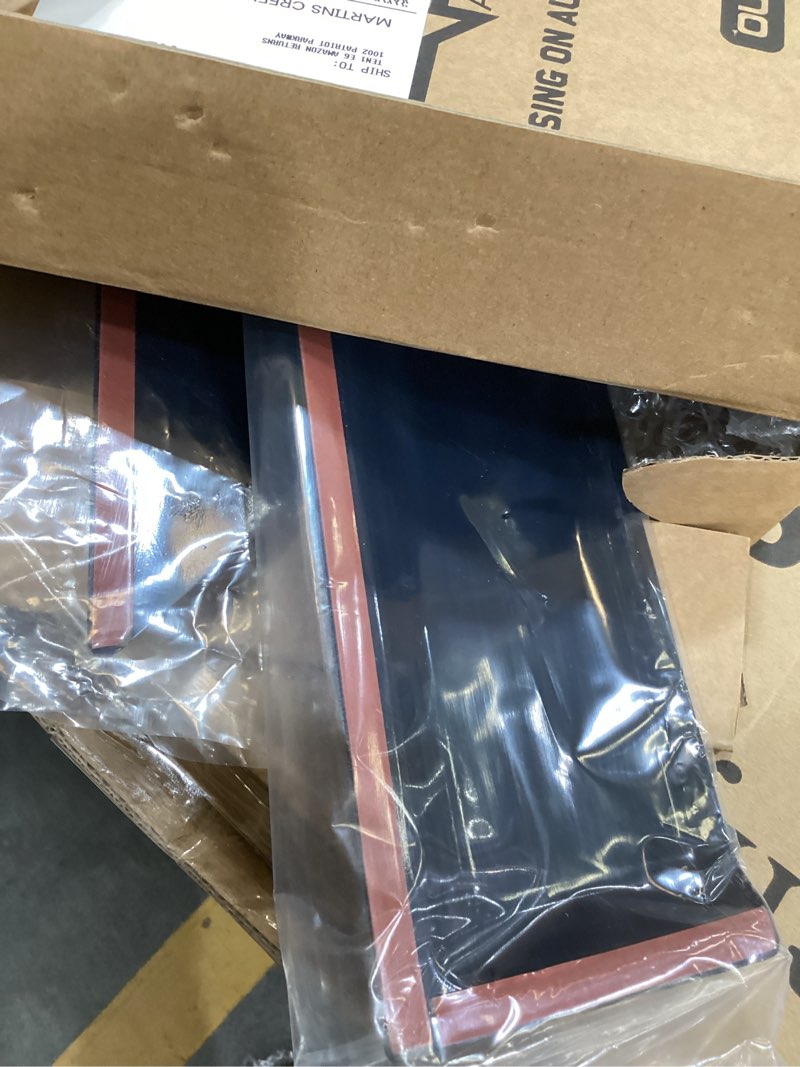 Condition photo showing Good Condition for outside-mount rain guards window visors for 2014-2018 chevrolet silverado/gmc sierra 1500,2014-2018 silverado/sierra 2500&3500hd double cab truck accessories dark smoke 4-piece set with thicker