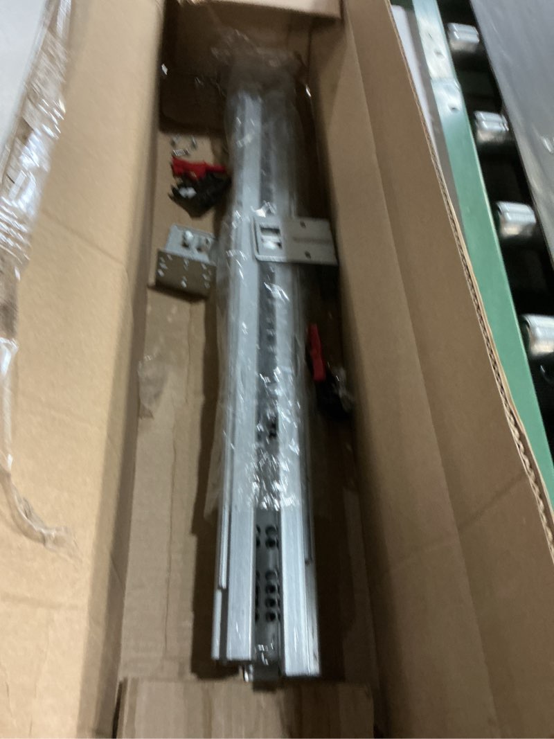 Condition photo showing Good Condition for ToBeGreat 1 Pair Undermount Drawer Slides 24 Inch 80 lb Load Capacity Soft Close Full Extension Ball Bearing Hidden Bottom Mount Rails Locking Devices Concealed Runners(with Bracket)