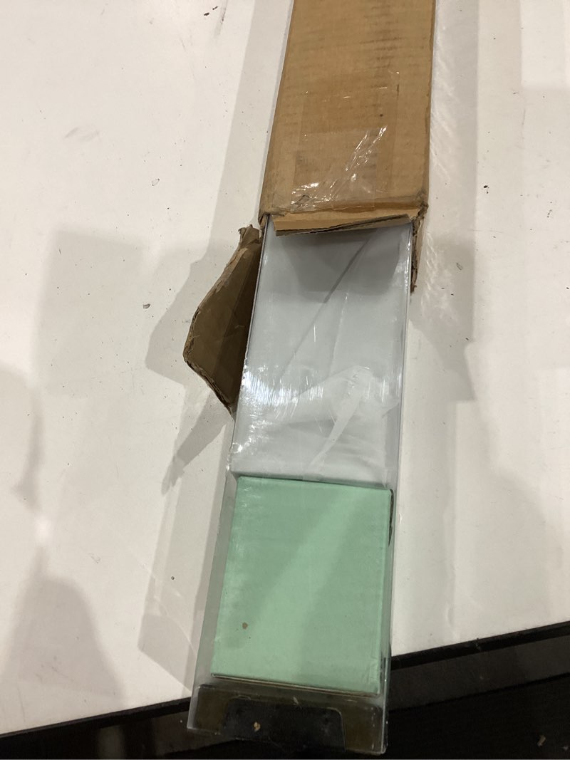 Condition photo showing Good Condition for aosky light filtering roller shades cordless blinds for windows, free-stop shades with valance, 99% blackout, thermal insulated fabric, uv protection, natural woven blinds?45" w x 72" h, white? white 45"w x 72"h