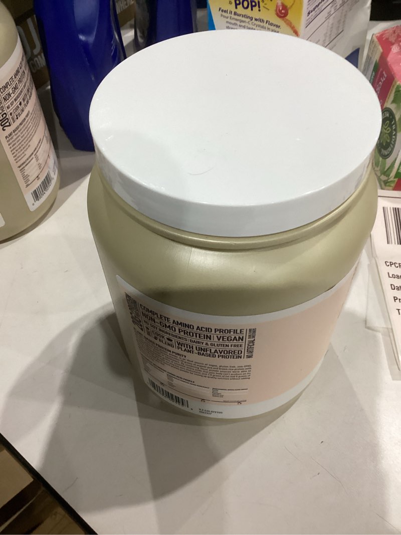Condition photo showing New/Like New for Isopure Plant-Based Protein Powder, Lactose Free, Gluten Free, With Iron, Unflavored, 20g Plant Protein Per Serving, 1.15 Lbs, 20 Servings Unflavored 1.15 Pound (20 Servings, Pack of 1)