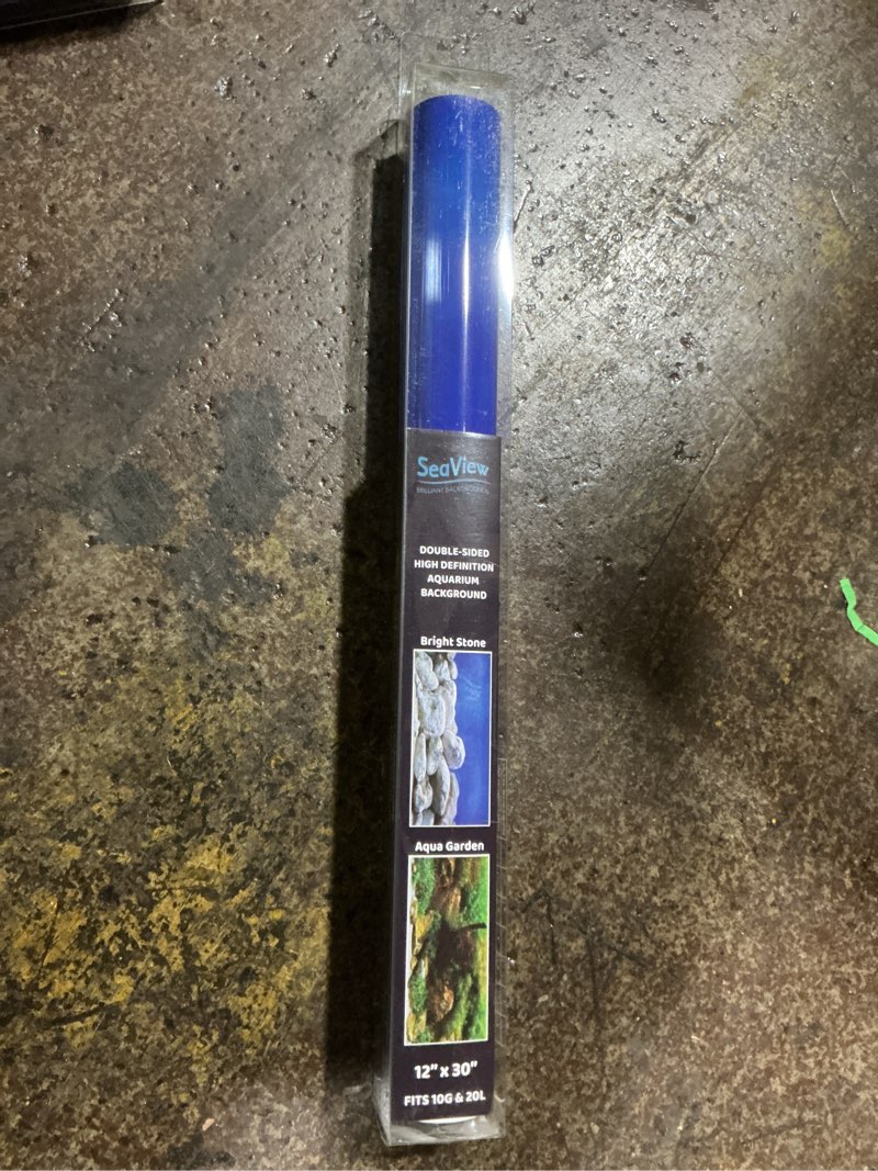 Condition photo showing New/Like New for SEAVIEW Brilliant Backgrounds Deep Sea Blue/Midnight Black 18" L X 36" W