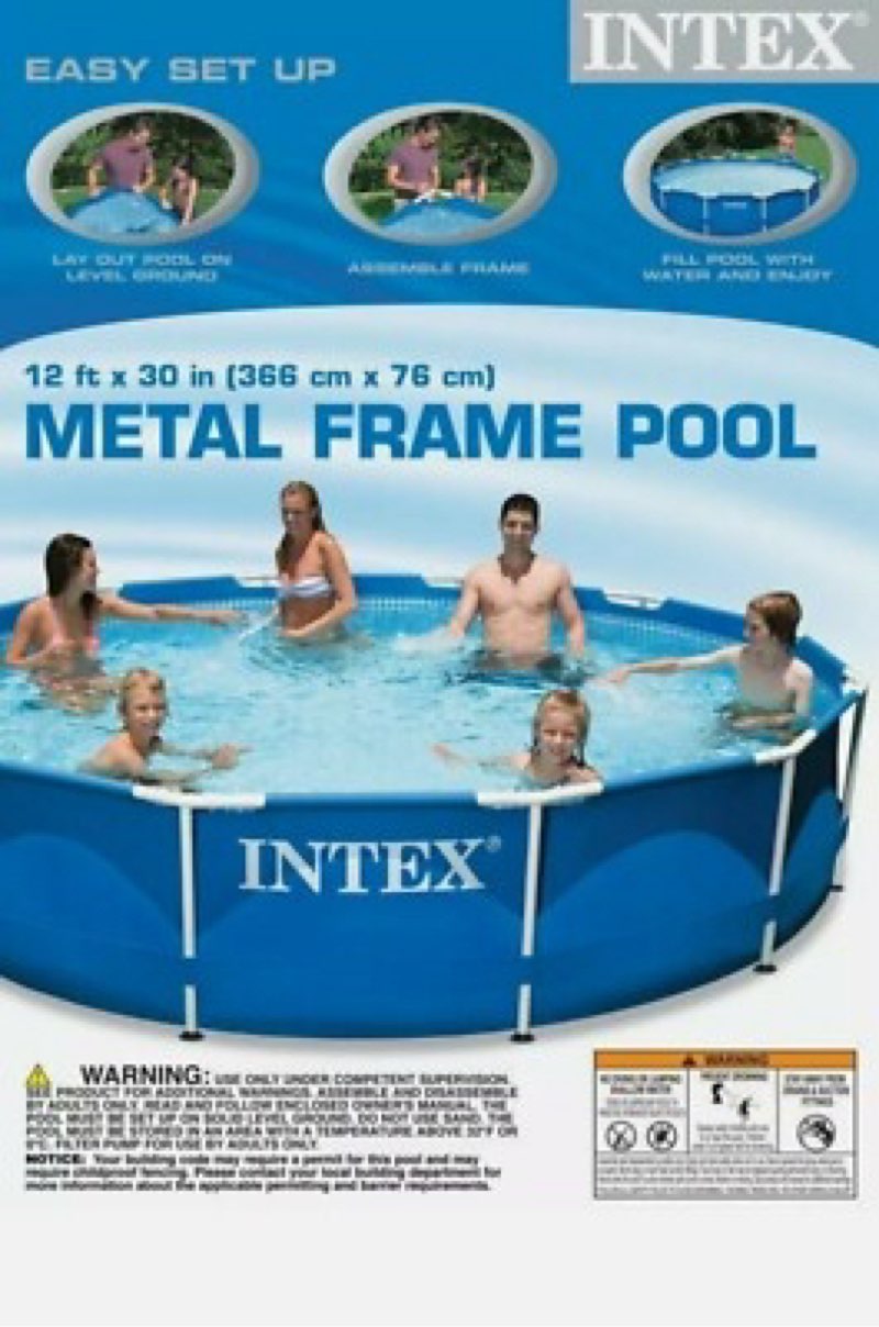 Intex Metal Frame Round Above Ground Swim
