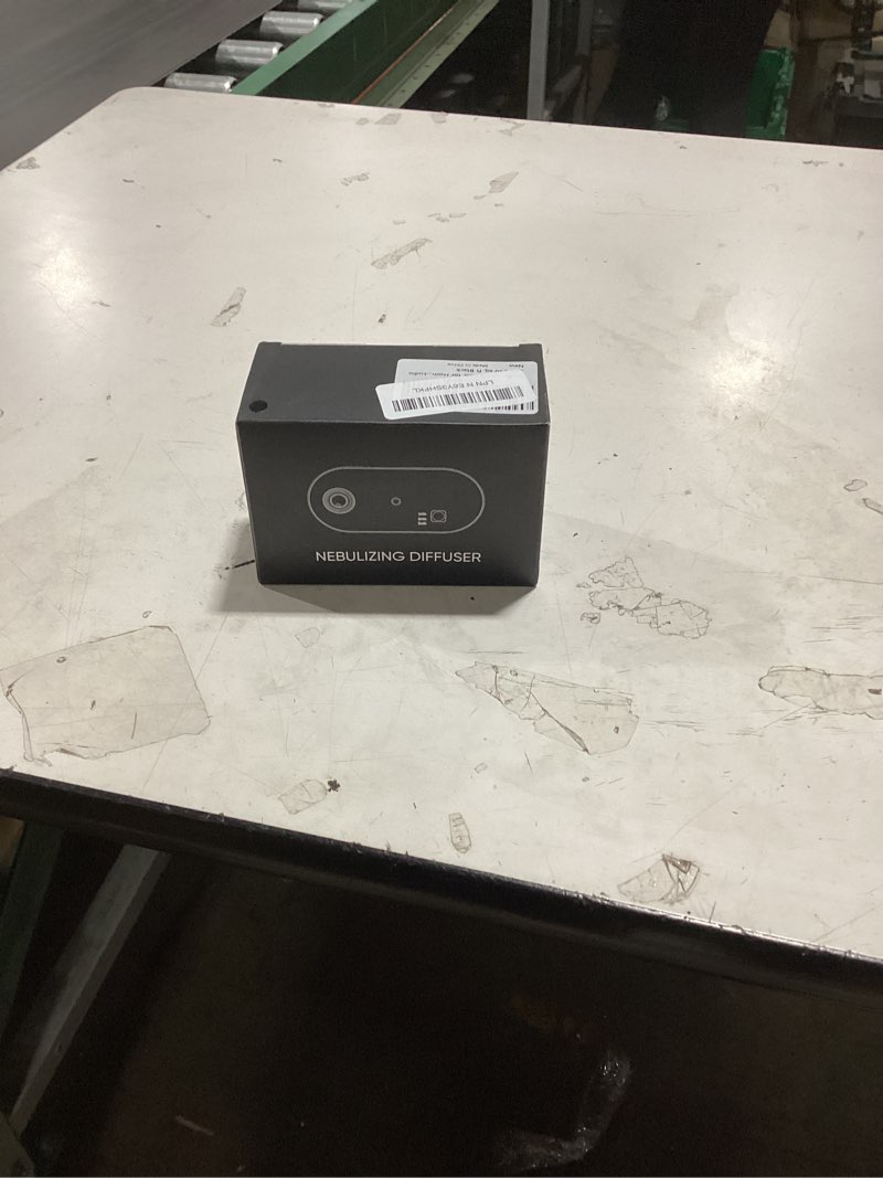 Condition photo showing New/Like New for waterless diffuser for home essential oil diffuser, aromatherapy diffuser, portable scent diffusers, 3 mist modes, cycle start for bedroom, office studio 350-700 sq. ft black