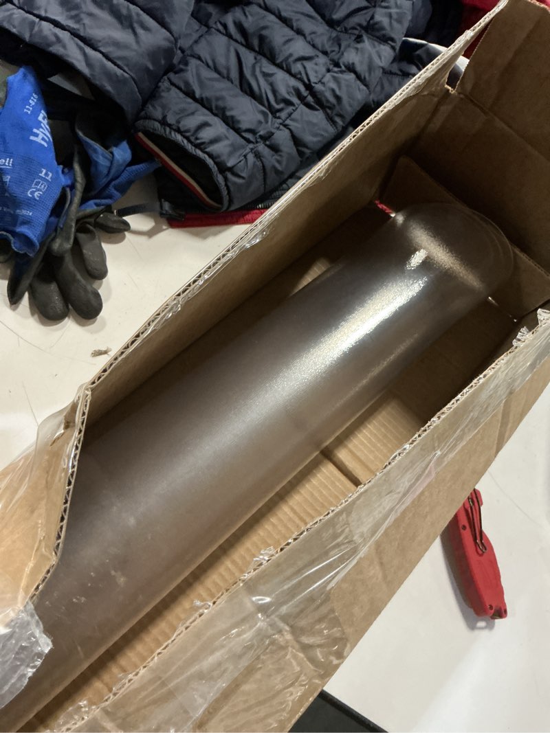 Condition photo showing As Is for Clear Frosted Floor Mat, PVC Durable Anti-Scratch Floor Mat (20"x 28") 2'4" x 1'8" (Rectangular) Clear